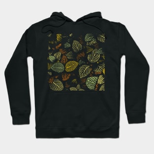 Autumn, Leaves Pattern 14 Hoodie